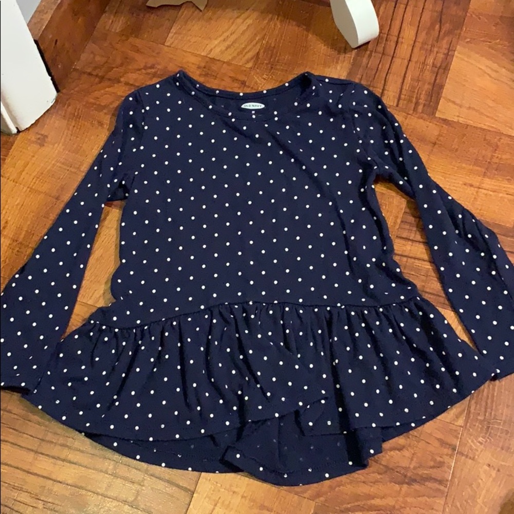 Old Navy Long Sleeve Peplum Tee